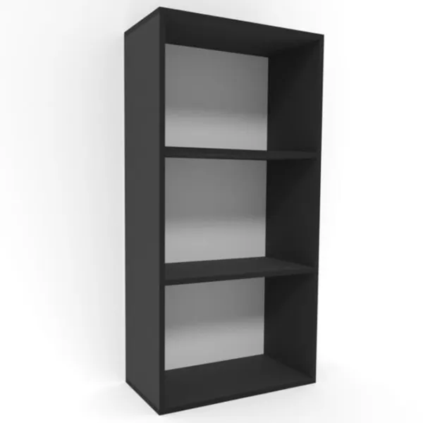 Etajeră Smartex Box 121.6 x 60 x 31 cm/ PAL/ Black photo 2