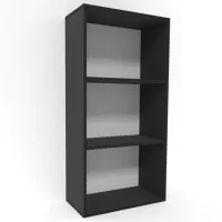 Etajeră Smartex Box 121.6 x 60 x 31 cm/ PAL/ Black photo 2