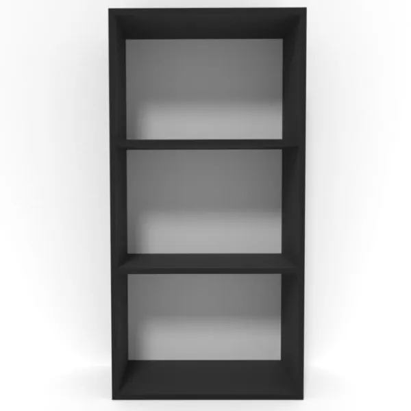 Etajeră Smartex Box 121.6 x 60 x 31 cm/ PAL/ Black photo 3