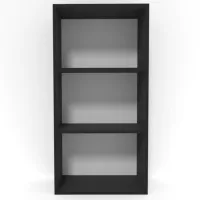Etajeră Smartex Box 121.6 x 60 x 31 cm/ PAL/ Black photo 3