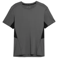 Tricou pentru bărbați 4F 4FSS23TFTSM404 12% elastan/ Gray