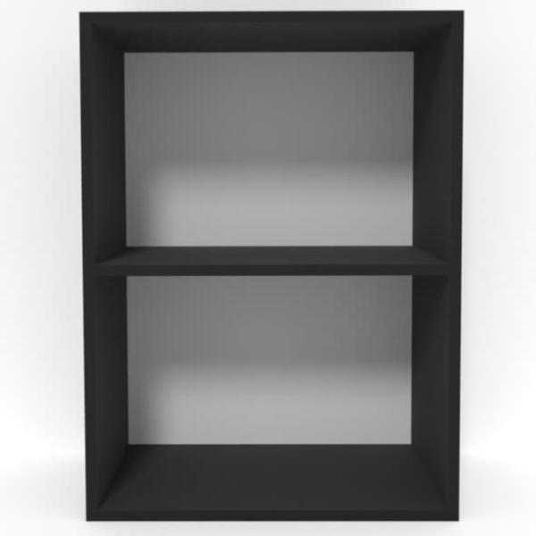 Etajeră Smartex Box 81.7 x 60 x 31 cm/ PAL/ Black photo 2