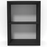 Etajeră Smartex Box 81.7 x 60 x 31 cm/ PAL/ Black photo 2