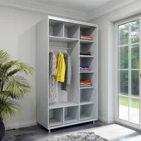 Dulap Arta Mobilei Armadio 180 x 60 x 230 / PAL / Gray photo 2