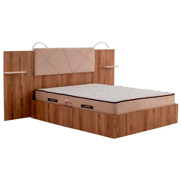 Кровать Moda Life Alize 160 x 200 см/ ЛДСП/ Натуральный photo 1 Кровать Moda Life Alize 160 x 200 см/ ЛДСП/ Натуральный photo 1