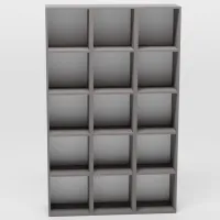 Etajeră Smartex Box Set 415 200.8 x 124.5 x 31 cm/ PAL/ Graphite photo 2
