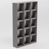 Etajeră Smartex Box Set 415 200.8 x 124.5 x 31 cm/ PAL/ Graphite photo 3