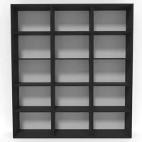 Etajeră Smartex Box Set 600 200.8 x 180 x 31 cm/ PAL/ Black photo 3