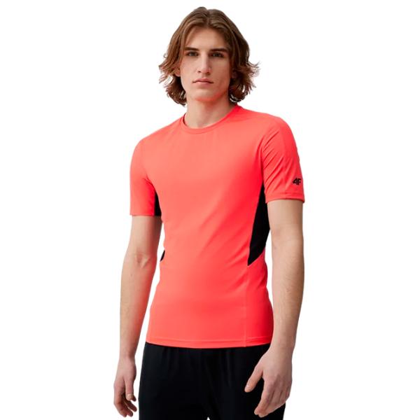 Tricou pentru bărbați 4F 4FSS23TFTSM404 12% elastan/ Red photo 3