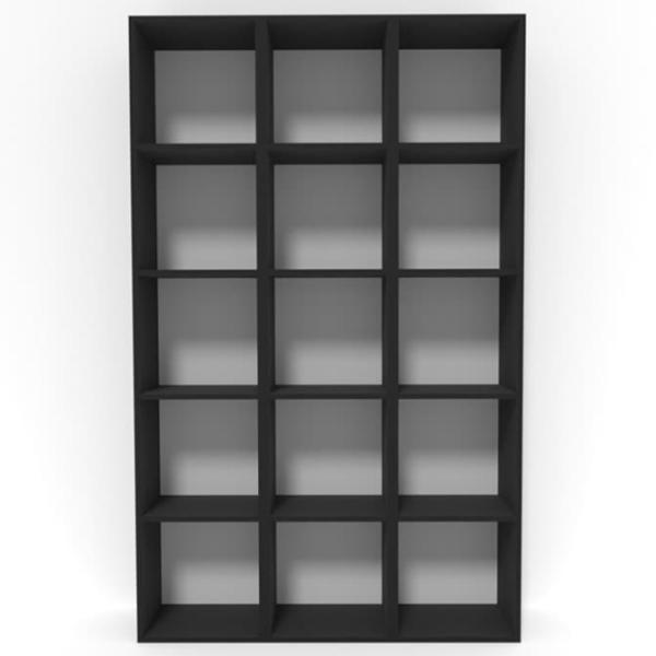 Etajeră Smartex Box Set 415 200.8 x 124.5 x 31 cm/ PAL/ Black photo 2 Etajeră Smartex Box Set 415 200.8 x 124.5 x 31 cm/ PAL/ Black photo 2