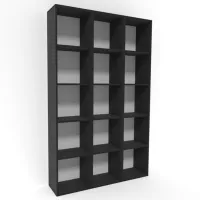 Стеллаж Smartex Box Set 415 200.8 x 124.5 x 31см cm/ ЛДСП/ Black photo 3