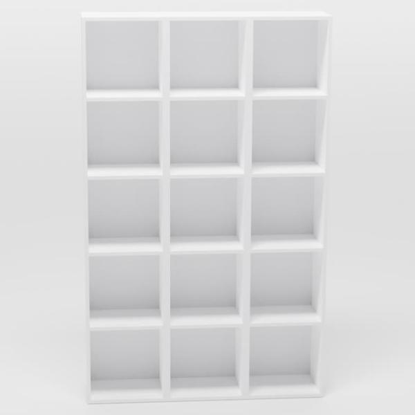 Etajeră Smartex Box Set 415 200.8 x 124.5 x 31 cm/ PAL/ White photo 2 Etajeră Smartex Box Set 415 200.8 x 124.5 x 31 cm/ PAL/ White photo 2