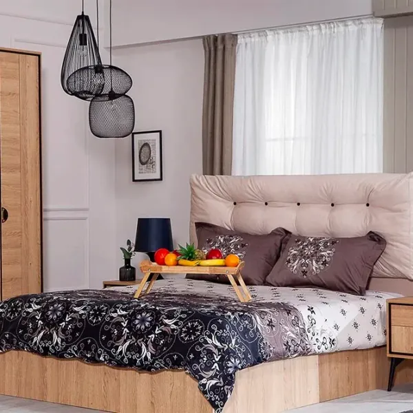 Кровать Moda Life Megan 160 x 200 см/ ЛДСП/ Wood photo 3 Кровать Moda Life Megan 160 x 200 см/ ЛДСП/ Wood photo 3