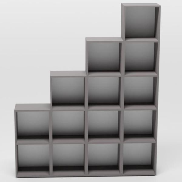 Etajeră Smartex Box Set 415 200.8 x 166 x 31 cm/ PAL/ Graphite photo 3 Etajeră Smartex Box Set 415 200.8 x 166 x 31 cm/ PAL/ Graphite photo 3