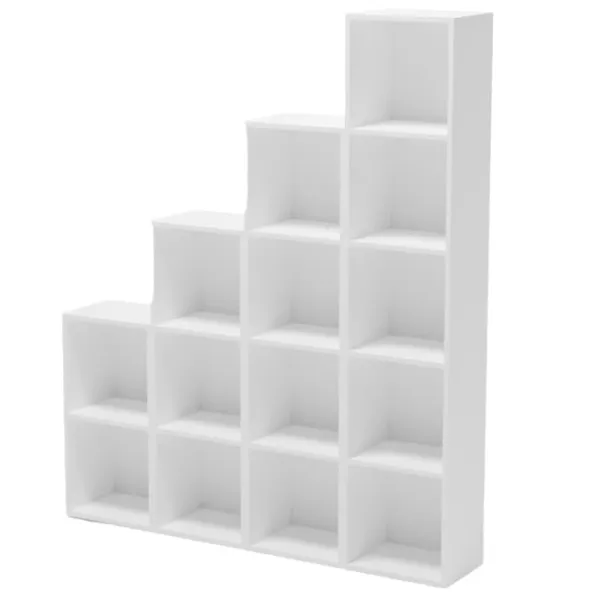 Etajeră Smartex Box Set 415 200.8 x 166 x 31 cm/ PAL/ White photo 1