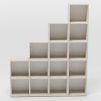 Etajeră Smartex Box Set 415 200.8 x 166 x 31 cm/ PAL/ Sonoma Oak photo 2