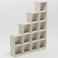 Etajeră Smartex Box Set 415 200.8 x 166 x 31 cm/ PAL/ Sonoma Oak photo 3