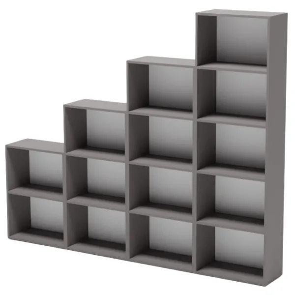 Стеллаж Smartex Box Set 600 200.8 x 240 x 31см cm/ ЛДСП/ Graphite photo 1 Стеллаж Smartex Box Set 600 200.8 x 240 x 31см cm/ ЛДСП/ Graphite photo 1