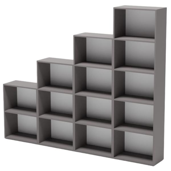 Стеллаж Smartex Box Set 600 200.8 x 240 x 31см cm/ ЛДСП/ Graphite photo 1 Стеллаж Smartex Box Set 600 200.8 x 240 x 31см cm/ ЛДСП/ Graphite photo 1