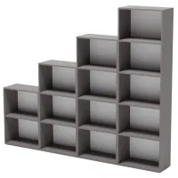 Стеллаж Smartex Box Set 600 200.8 x 240 x 31см cm/ ЛДСП/ Graphite