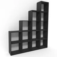 Стеллаж Smartex Box Set 600 200.8 x 240 x 31см cm/ ЛДСП/ Black photo 2