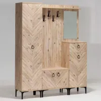 Шкаф Modalife Roofed 155 x 39см x 195 / ДСП / Дуб Сонома photo 2
