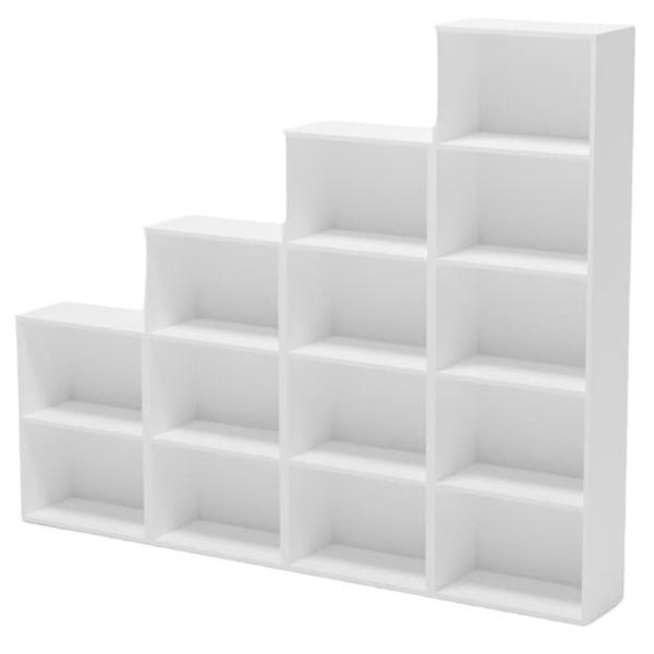 Стеллаж Smartex Box Set 600 200.8 x 240 x 31см cm/ ЛДСП/ White photo 1