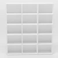 Etajeră Smartex Box Set 600 200.8 x 180 x 31 cm/ PAL/ White photo 2