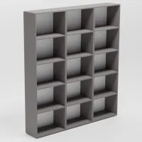 Стеллаж Smartex Box Set 600 200.8 x 180 x 31см cm/ ЛДСП/ Graphite photo 3