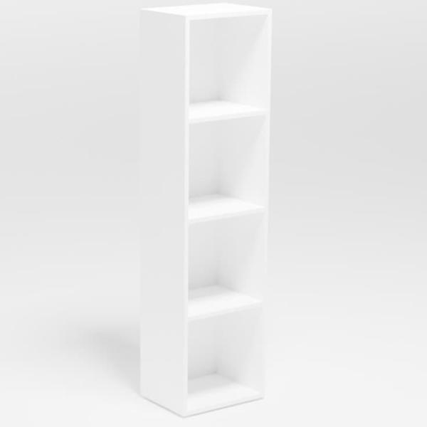 Etajeră Smartex Box 415 161.1 x 41.5 x 31 cm/ PAL/ White photo 2