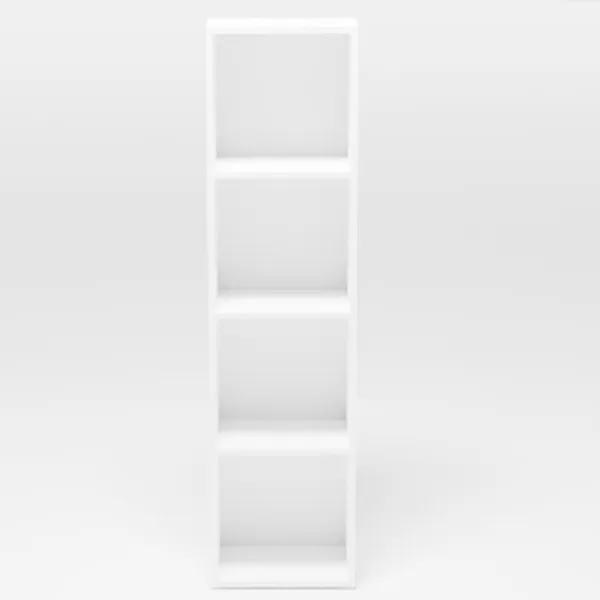 Etajeră Smartex Box 415 161.1 x 41.5 x 31 cm/ PAL/ White photo 3