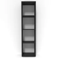 Etajeră Smartex Box 415 161.1 x 41.5 x 31 cm/ PAL/ Black photo 2