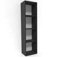 Etajeră Smartex Box 415 161.1 x 41.5 x 31 cm/ PAL/ Black photo 3