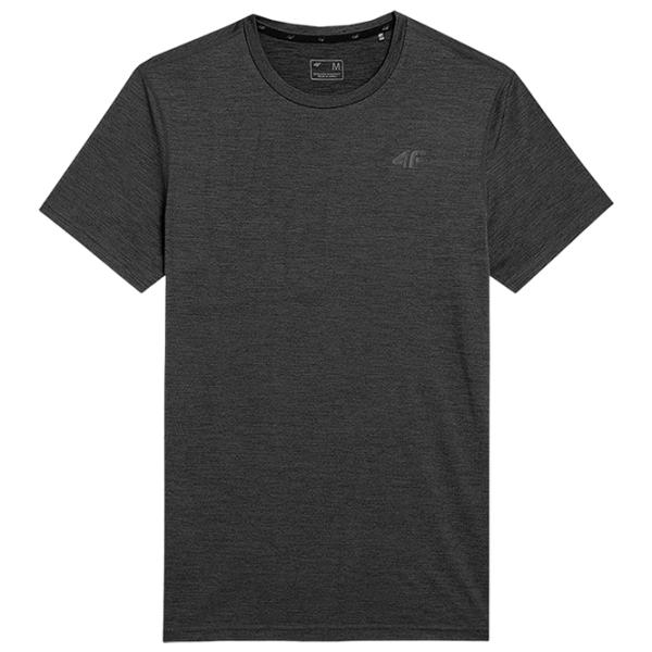 Tricou pentru bărbați 4F 4Fss23tftsm260 15% lyocell/ Gray photo 1