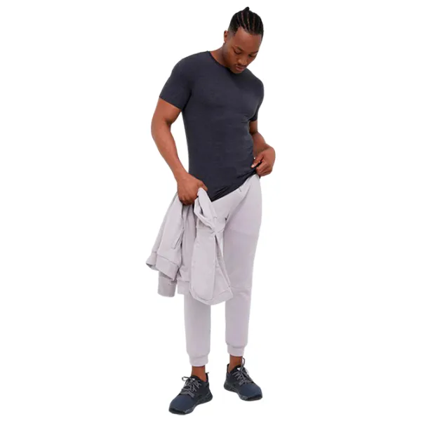 Tricou pentru bărbați 4F 4Fss23tftsm260 15% lyocell/ Gray photo 3