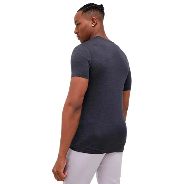 Tricou pentru bărbați 4F 4Fss23tftsm260 15% lyocell/ Gray photo 5