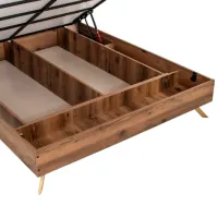Кровать Moda Life Demre 160 x 200 см/ ЛДСП/ Wood photo 4