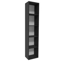 Etajeră Smartex Box 415 200.8 x 41.5 x 31 cm/ PAL/ Black photo 3