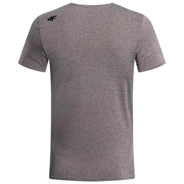 Футболка для мужчин 4F 4Fss23tftsm260 15% лиоцелл/ Светло-серый photo 2