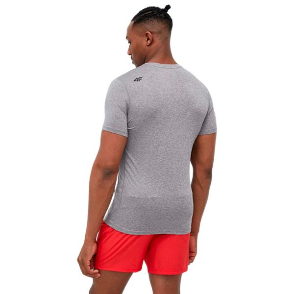 Футболка для мужчин 4F 4Fss23tftsm260 Светло-серый photo 4