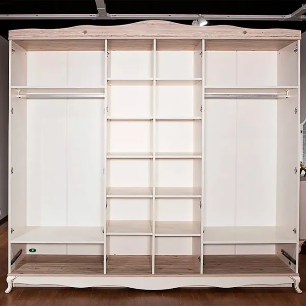 Dulap pentru haine Modalife Grand 240 x 60 x 223 / PAL / Alb photo 2 Dulap pentru haine Modalife Grand 240 x 60 x 223 / PAL / Alb photo 2