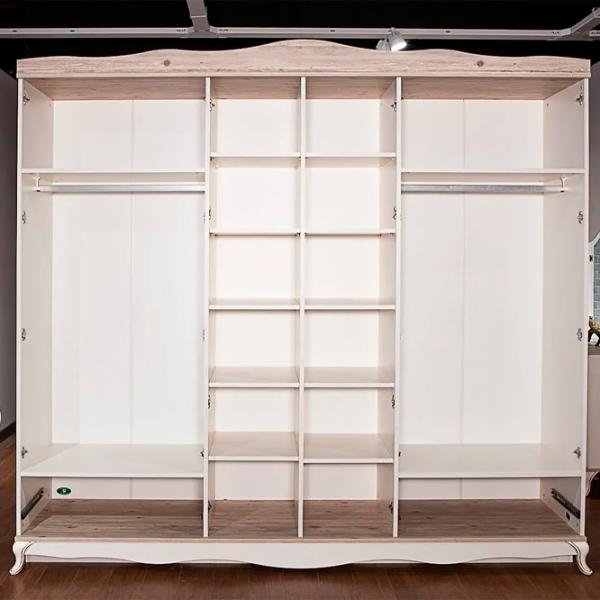 Dulap pentru haine Modalife Grand 240 x 60 x 223 / PAL / Alb photo 2 Dulap pentru haine Modalife Grand 240 x 60 x 223 / PAL / Alb photo 2