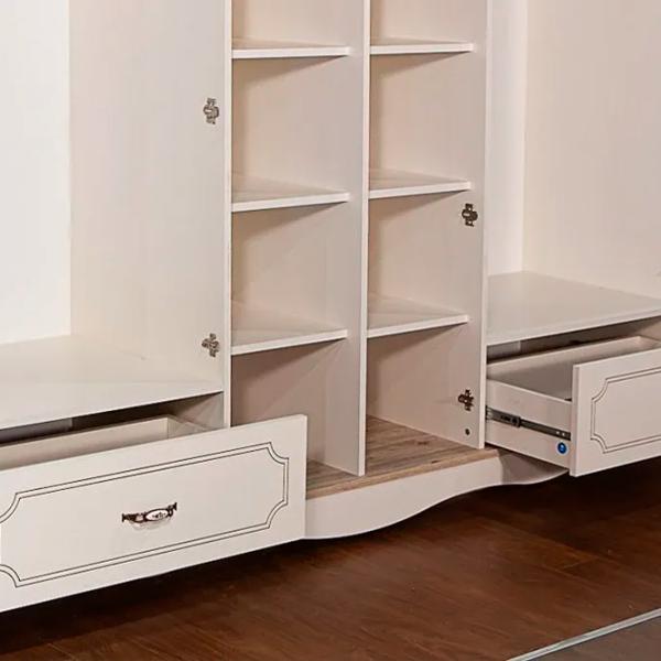 Dulap pentru haine Modalife Grand 240 x 60 x 223 / PAL / Alb photo 3 Dulap pentru haine Modalife Grand 240 x 60 x 223 / PAL / Alb photo 3