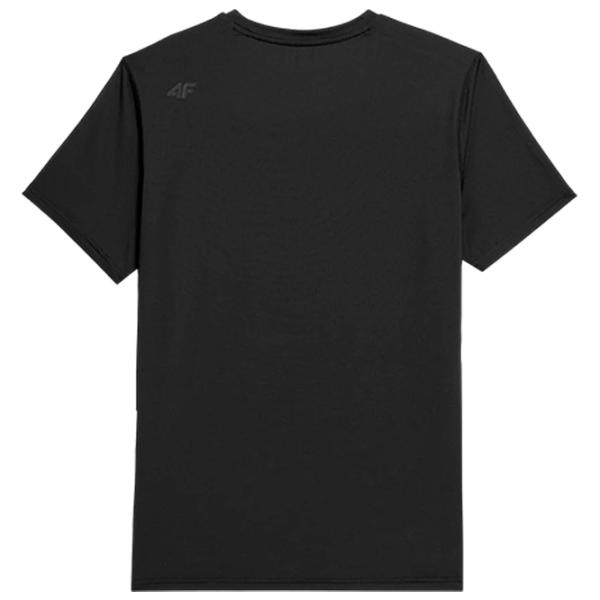 Tricou pentru bărbați 4F 4FSS23TFTSM259 12% elastan/ Black photo 2