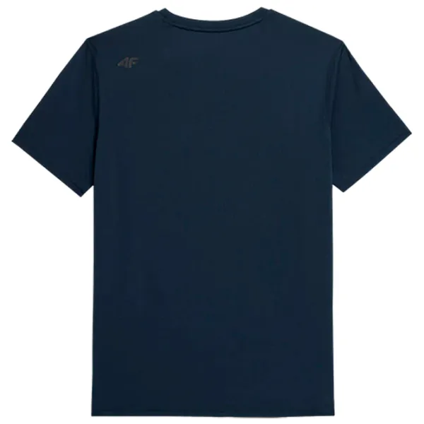 Tricou pentru bărbați 4F 4FSS23TFTSM259 12% elastan/ Navy photo 2