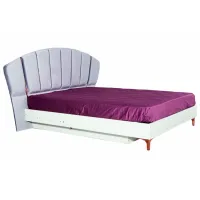 Кровать Moda Life Megan 160 x 200 см/ ЛДСП/ White photo 2