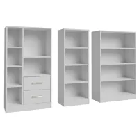 Стеллаж Fortuna Metro 119.1 x 181.6 x 29.6см cm/ ЛДСП/ White