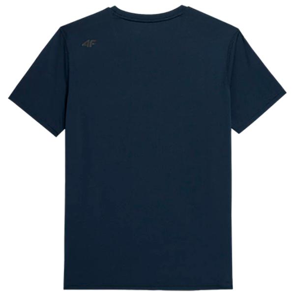 Tricou pentru bărbați 4F 4FSS23TFTSM259 12% elastan/ Navy photo 2