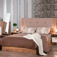 Кровать Moda Life Step 160 x 200 см/ ЛДСП/ Wood