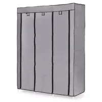 Etajeră Modern Home PJJSC002 177 x 126 x 43.5 cm/ Pânză/ Gray photo 2